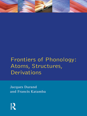 cover image of Frontiers of Phonology